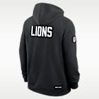 Detroit Lions Alt Offensive Set Play Sideline Men's Nike Dri-FIT NFL Pullover Hoodie