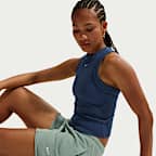 Shorts de French Terry de tiro medio para mujer Nike Sportswear Chill Terry