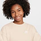 Sudadera oversized para niños talla grande Nike Sportswear Club Fleece