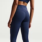 Leggings de cintura alta sin costura delantera de largo completo para mujer Nike Universa