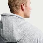 Sudadera con gorro sin cierre de futbol Nike de French Terry para hombre FC Barcelona Club