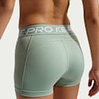 Shorts de ciclismo de tiro medio de 8 cm para mujer Nike Pro