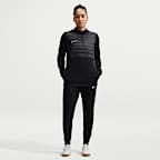 Nike Academy Winter Warrior Therma-FIT Drill-Fußballoberteil (Damen)