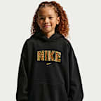 Nike Sportswear Studio Big Kids' (Girls') Oversized Fleece Pullover Hoodie