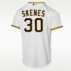 Paul Skenes Pittsburgh Pirates Baseline Big Kids' Nike MLB Home Replica Jersey