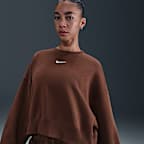 Sudadera sin cierre de cuello redondo extra oversized para mujer Nike Sportswear Phoenix Fleece
