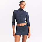 NikeSKIMS Airy Women's Fold-Over Waistband Skort