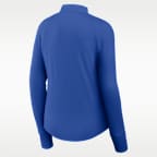 Playera universitaria Nike Dri-FIT de medio cierre para mujer Duke Swift