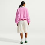 Nike Studio Fleece Medium Weight Women's Oversized Cropped Crew