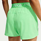 Nike Pro Women's Dri-FIT Mid-Rise Brief-Lined 3" Woven Shorts