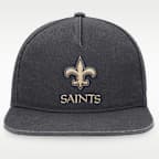 Gorra ajustable Nike de la NFL para hombre New Orleans Saints Pro