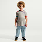 England x Palace Younger Kids' Short-Sleeved Football Top