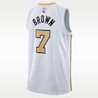 Jaylen Brown Boston Celtics City Edition Nike NBA Swingman Trikot für Herren