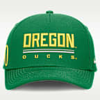 Gorra universitaria Nike Dri-FIT ajustable para hombre Oregon Sideline Practice Rise