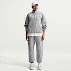 Sudadera oversized con cierre de 1/4 para mujer Nike Studio Fleece Heavyweight Plush