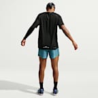 Camisola de running de manga curta com estampado ADV Nike AeroSwift Dri-FIT para homem