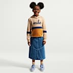 Sudadera con gorro de tejido Fleece para niños talla grande Nike Sportswear Club