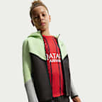 Μπλούζα με κουκούλα και φερμουάρ σε όλο το μήκος Nike Sportswear Tech Fleece για μεγάλα παιδιά