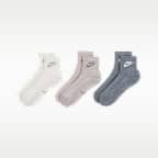Nike Everyday Elevated Ankle Socks (3 Pairs)