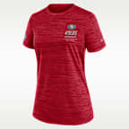 San Francisco 49ers Sideline Velocity Women's Nike Dri-FIT NFL T-Shirt