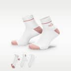 Nike Everyday Plus Cushioned Ankle Socks (3 Pairs)