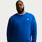 Sudadera de cuello redondo de tejido Fleece para hombre Nike Club