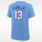 Ronald Acuna Jr. Atlanta Braves City Connect Women's Nike MLB T-Shirt