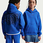 Sudadera con gorro oversized para niños talla grande Nike Sportswear Club Fleece