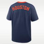 Playera Nike de la MLB para hombre Houston Astros Cooperstown Ringer
