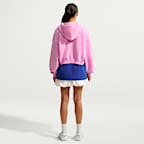 Nike Studio Fleece Medium Weight Women's Oversized Full-Zip Cropped Hoodie