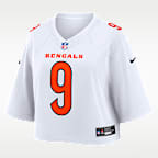 Joe Burrow Cincinnati Bengals Women's Nike NFL Cropped Tundra Game Jersey