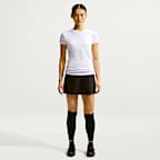 Top a manica corta NikeSKIMS Performance in misto cotone – Donna