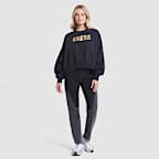 Sudadera de cuello redondo sin cierre Nike de la NFL para mujer San Francisco 49ers Rivalries Collection Oversized