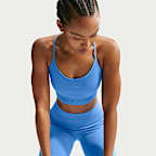 Bra deportivo de baja sujeción con almohadillas para mujer Nike Pro Seamless