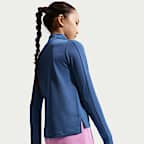 Nike Dri-FIT Longsleeve mit Viertelreißverschluss (Mädchen)