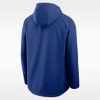 Chamarra con gorro y cierre completo Nike Therma-FIT de la MLB para hombre New York Mets Authentic Collection