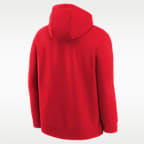 Kansas City Chiefs Essentials Club Logo Arch Big Kids' Nike NFL Pullover Crew
