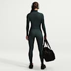 Leggings de cintura alta sin costura delantera de largo completo para mujer Nike Universa