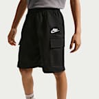 Shorts cargo de tejido Woven para niños talla grande Nike Sportswear Club