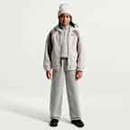 Sudadera con gorro de cierre completo acondicionada para el invierno para niños talla grande Nike Club Fleece