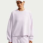 Nike 24.7 ImpossiblySoft Parte de arriba Dri-FIT con cuello redondo y ajuste oversize - Mujer