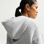 Nike Studio Fleece Medium Weight 'Graphic Pack' Women's Oversized Pullover Logo Hoodie