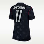 Jersey de futbol Nike Dri-FIT de Brenden Aaronson del USMNT visitante 2026 Stadium para mujer