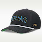 Gorra Nike de la MLB ajustable para hombre Tampa Bay Rays Rise