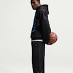 Calças de basquetebol escovadas Nike Standard Issue para homem