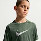 Nike Multi Older Kids' (Boys') Dri-FIT Short-Sleeve Training Top