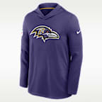 Baltimore Ravens Alt Men's Nike Dri-FIT NFL Long-Sleeve Hooded Top