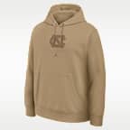 North Carolina Washed Club Men's Nike College Pullover Hoodie