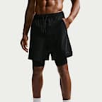 Nike Unlimited Dri-FIT 18 cm-es, sokoldalú, 2 az 1-ben férfi rövidnadrág