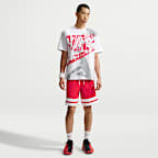 T-shirt de basquetebol Nike Peak para homem